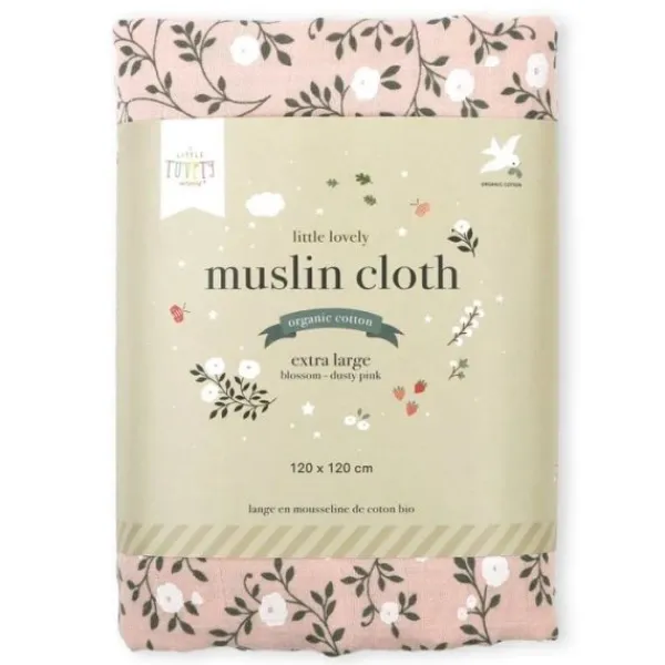 A Little Lovely Company Blossom Hydrofiele Doek XL - Caramel> Multidoek