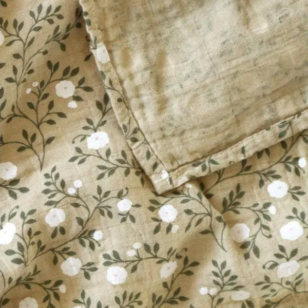 A Little Lovely Company Blossom Hydrofiele Doek XL - Caramel> Multidoek