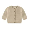 A Tiny Story Vest Oatmeal Melange 68> Vestjes