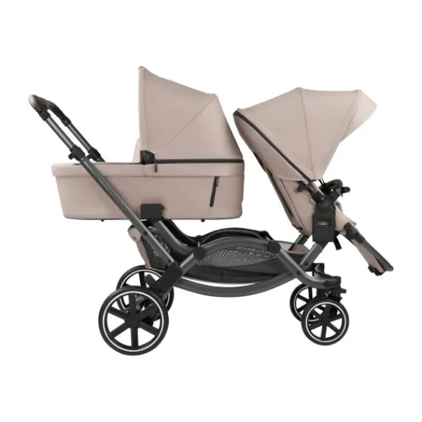 ABC Design Zoom 2 Duowagen - Camel> Tweeling Kinderwagens|Duo Kinderwagens