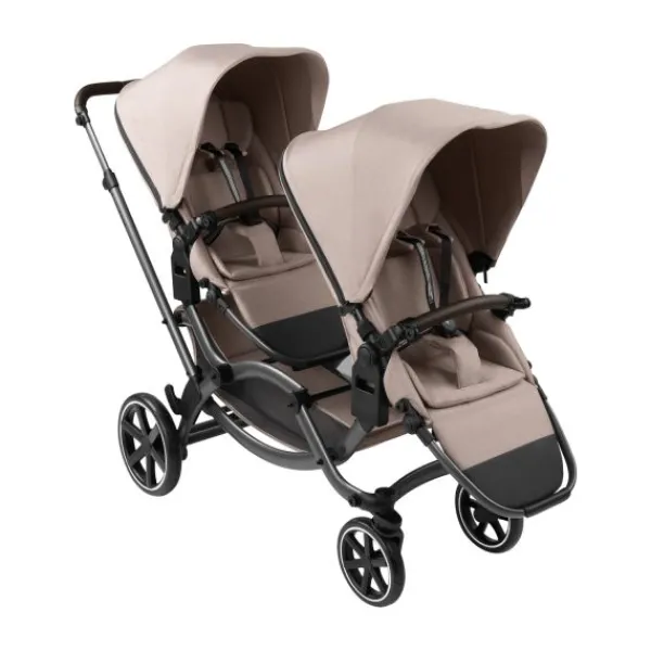 ABC Design Zoom 2 Duowagen - Camel> Tweeling Kinderwagens|Duo Kinderwagens