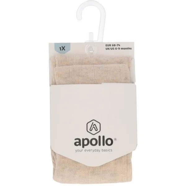 Apollo Maillot Rib Beige Melange maat 68/74> Maillots