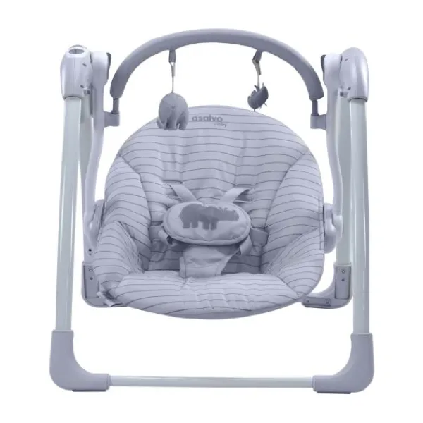 Asalvo Babyswing - Daddy Hippo - Grey> Swings