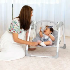 Asalvo Babyswing - Daddy Hippo - Grey><noscript><img width=