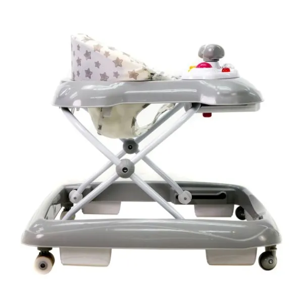 Asalvo Loopstoeltje - Baby Star - Grey> Loopstoelen