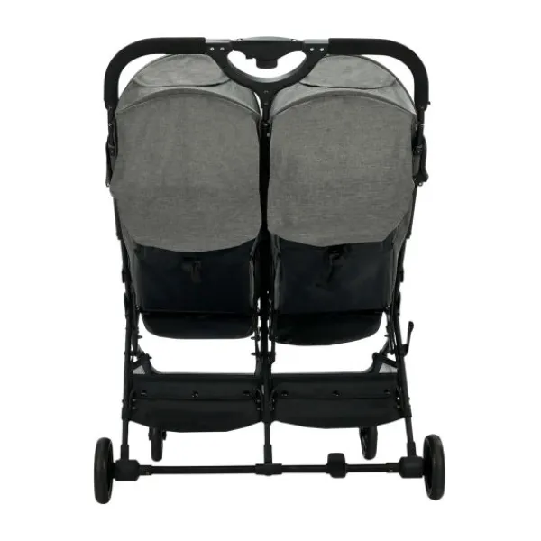 Asalvo Tweelingbuggy - Henry - Grey> Tweeling Buggy's