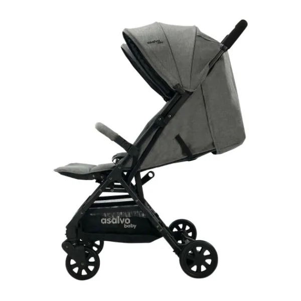 Asalvo Tweelingbuggy - Henry - Grey> Tweeling Buggy's