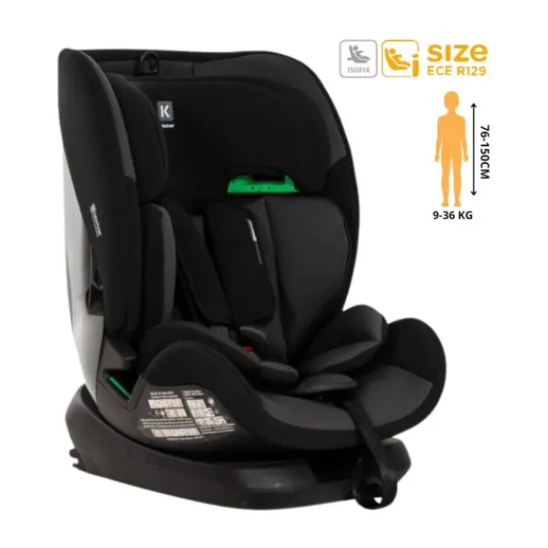 Kidsriver Autostoel Sigma-S clay> Autostoel Groep 1/2/3 (9-36Kg)