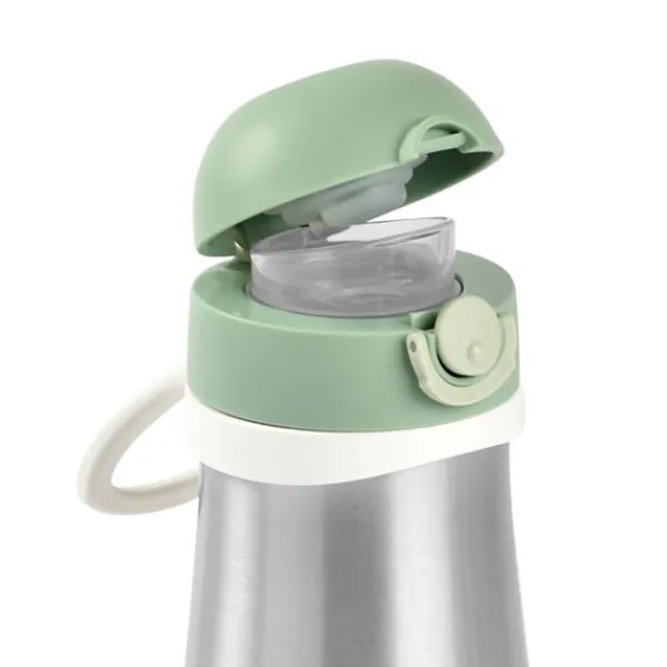 Béaba Baba Drinkfles Roestvrij Staal Groen 350ml> Flessen