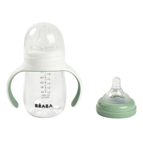 Béaba Baba Meegroeifles Groen 210ml> Flessen