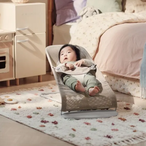 Baby Bjorn Bouncer Balance Soft Mesh Grey Beige/White> Sitters