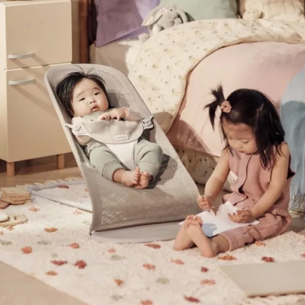 Baby Bjorn Bouncer Balance Soft Mesh Grey Beige/White> Sitters