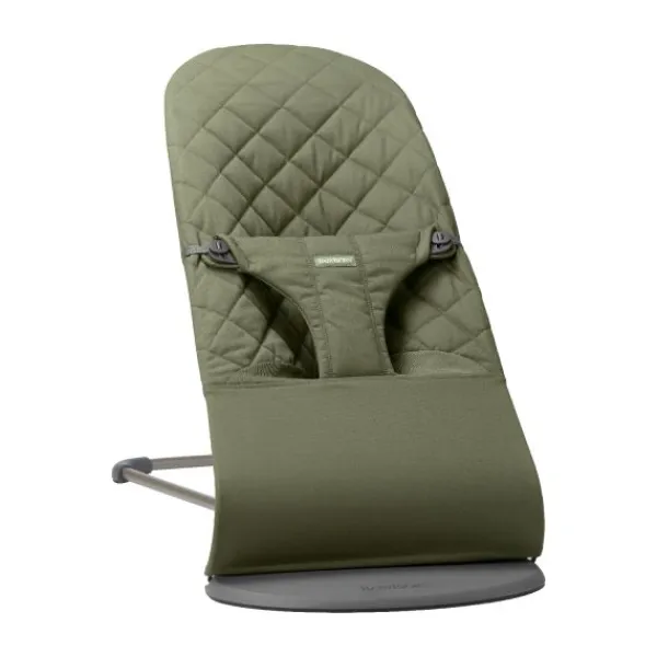 Baby Bjorn Bouncer Bliss Geweven Klassiek Quilt Zandgrijs> Sitters