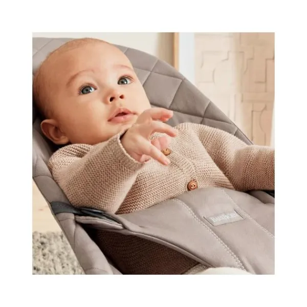 Baby Bjorn Bouncer Bliss Geweven Klassiek Quilt Zandgrijs> Sitters