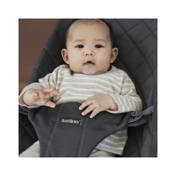Baby Bjorn Bouncer Bliss Geweven Klassiek Quilt Zandgrijs> Sitters
