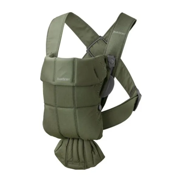 Baby Bjorn Draagzak Mini Geweven Beige> Buikdragers