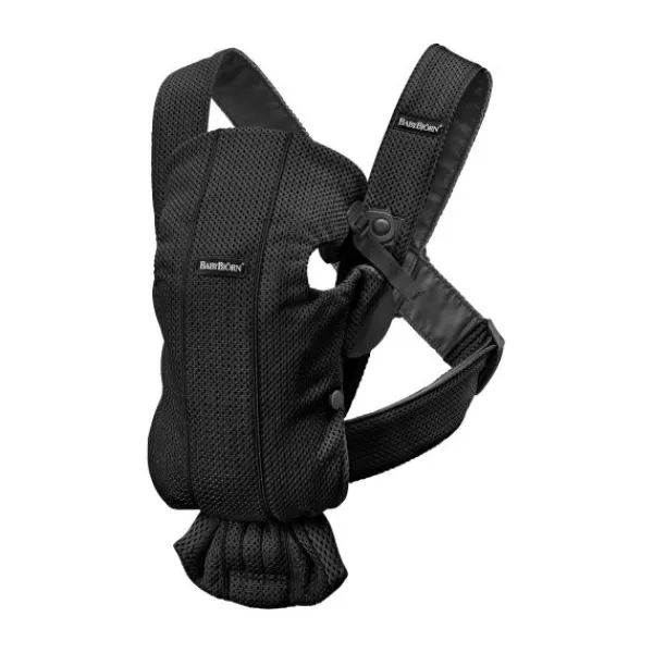Baby Bjorn Mini 3D Mesh Greige> Buikdragers