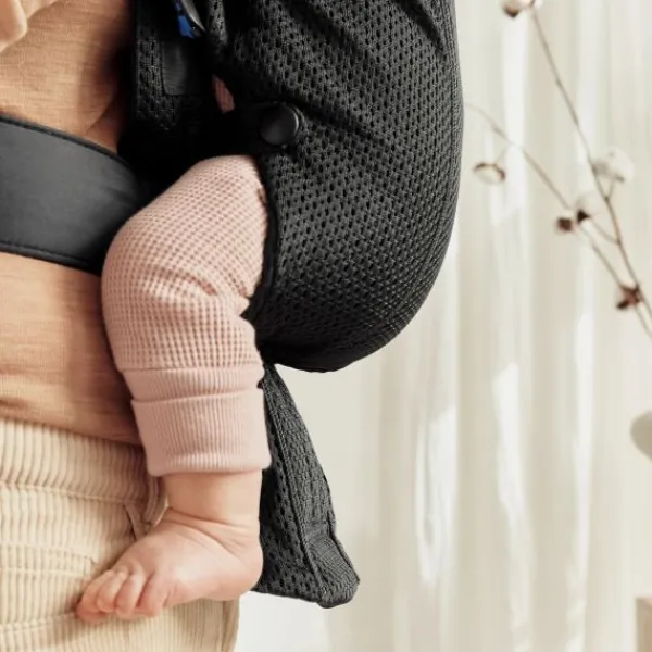 Baby Bjorn Mini 3D Mesh Greige> Buikdragers