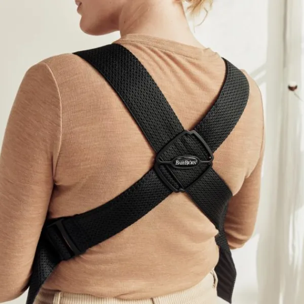 Baby Bjorn Mini 3D Mesh Greige> Buikdragers
