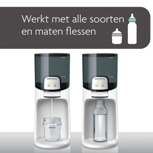 Baby Brezza Instant Warmer Black-White> Flesverwarmers
