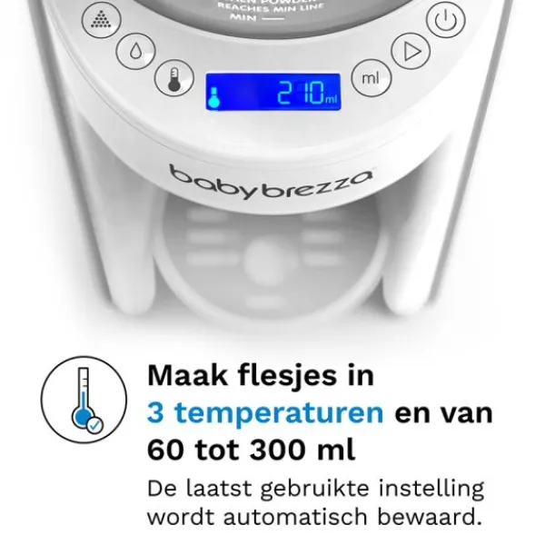 Baby Brezza Instant Warmer Black-White> Flesverwarmers