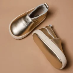Baby Dutch Babyboots Lou Gold Metallic XS / 17><noscript><img width=