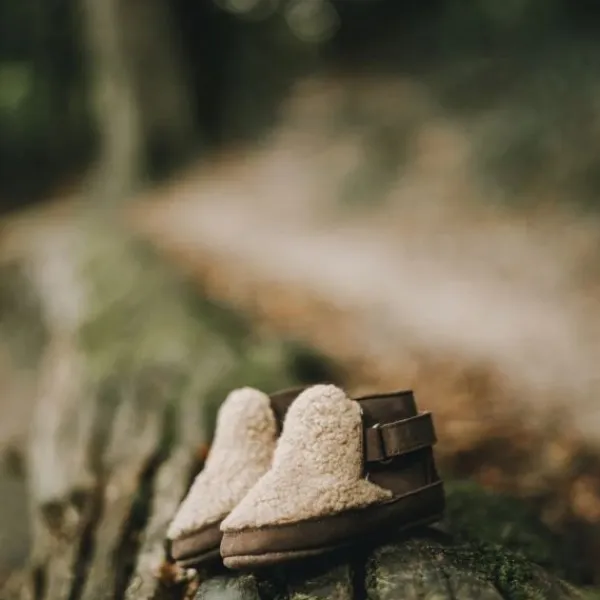 Baby Dutch Teddie Babyboots - S - Brown> Schoentjes