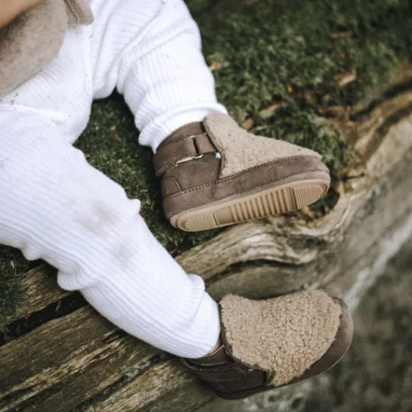 Baby Dutch Teddie Babyboots - S - Brown> Schoentjes