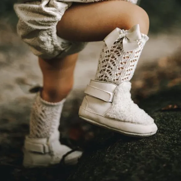 Baby Dutch Teddie Babyboots - XS - Natural> Schoentjes