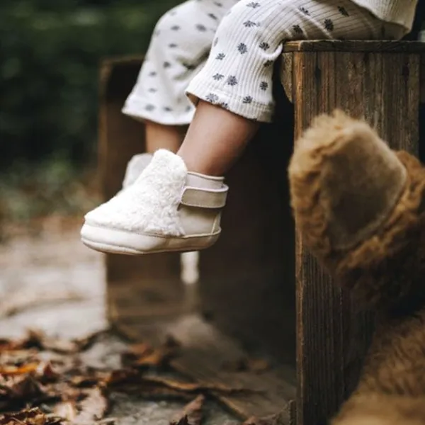 Baby Dutch Teddie Babyboots - XS - Natural> Schoentjes