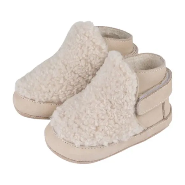 Baby Dutch Teddie Babyboots - XS - Natural> Schoentjes