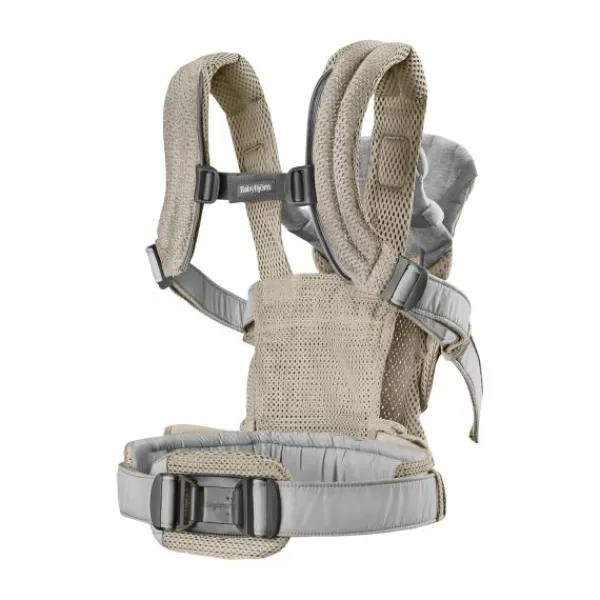 BabyBjörn Harmony Draagzak 3D-Mesh - Grijsbeige> Buikdragers