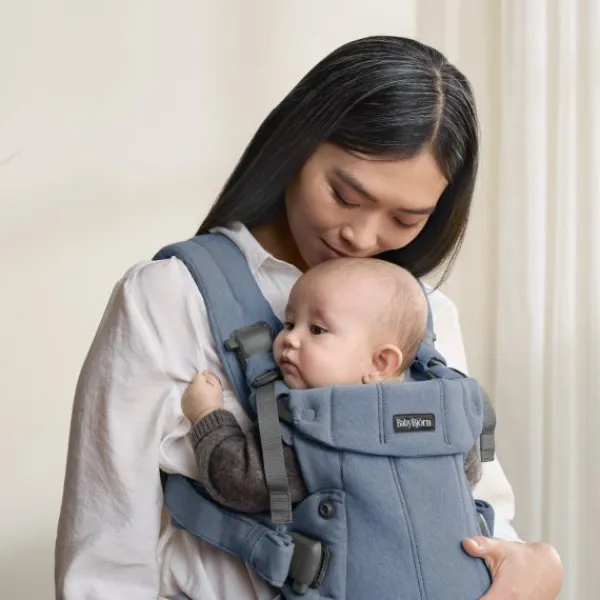 BabyBjörn Harmony Draagzak – Geweven – Mélange Lichtbeige> Rugdragers|Buikdragers