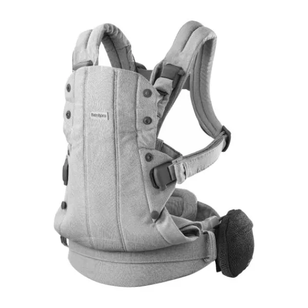 BabyBjörn Harmony Draagzak – Geweven – Mélange Lichtbeige> Rugdragers|Buikdragers