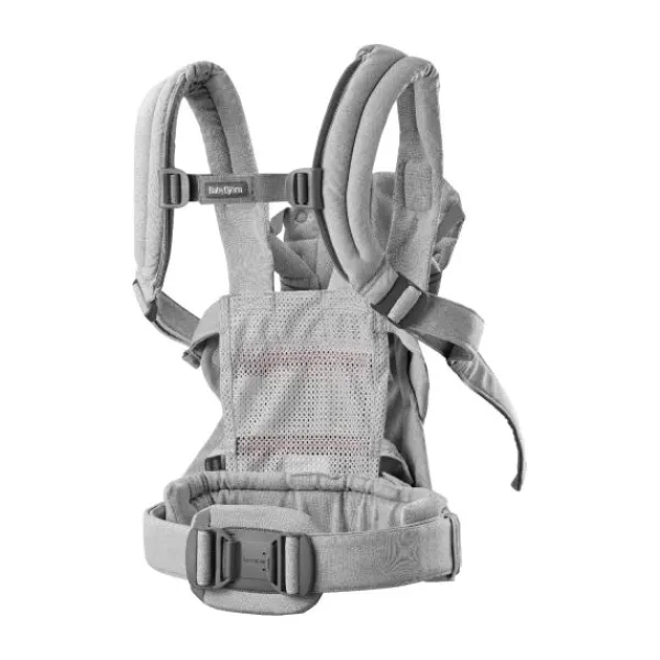 BabyBjörn Harmony Draagzak – Geweven – Mélange Lichtbeige> Rugdragers|Buikdragers