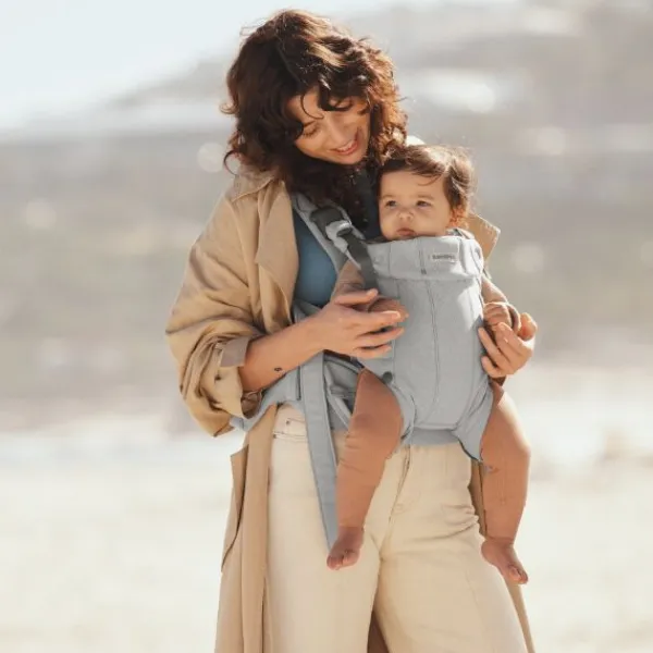 BabyBjörn Harmony Draagzak – Geweven – Mélange Lichtbeige> Rugdragers|Buikdragers