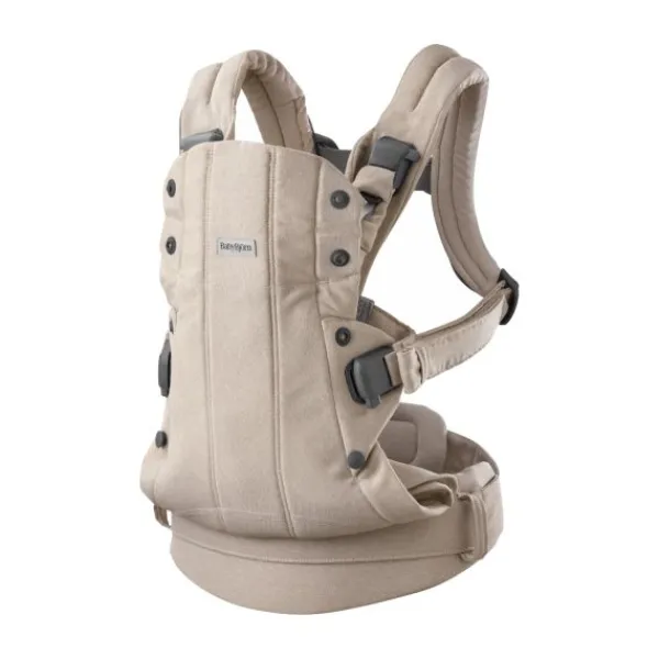BabyBjörn Harmony Draagzak – Geweven – Mélange Lichtbeige> Rugdragers|Buikdragers