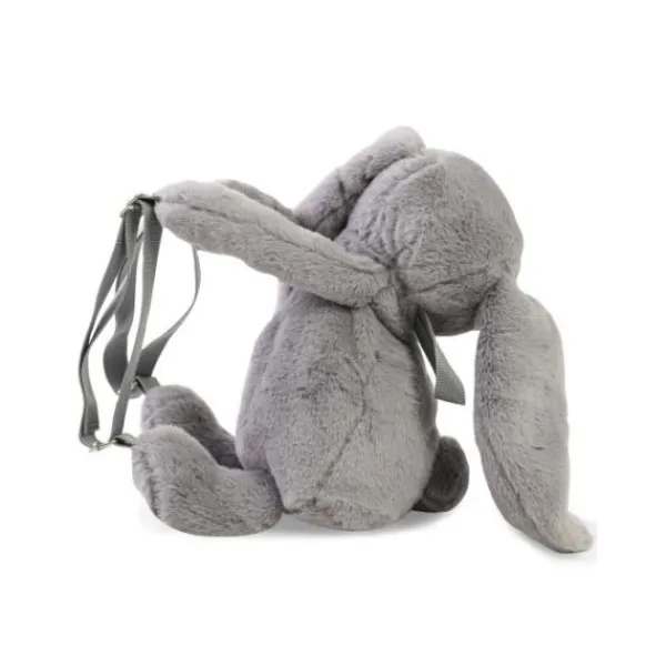 Babyjem Kinderugzak Pluche Konijn Grijs> Rugzakken|Canvas / Stoffen Tassen