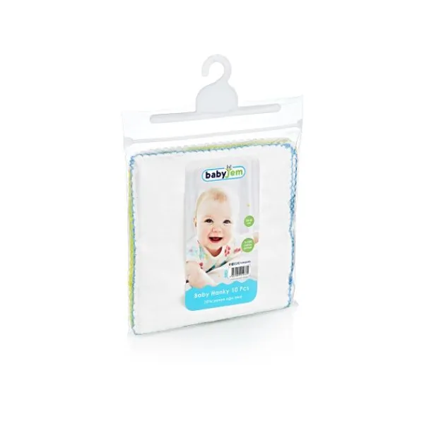 Babyjem Monddoek 28x28cm 10-Pack> Monddoekjes / Spuugdoekjes