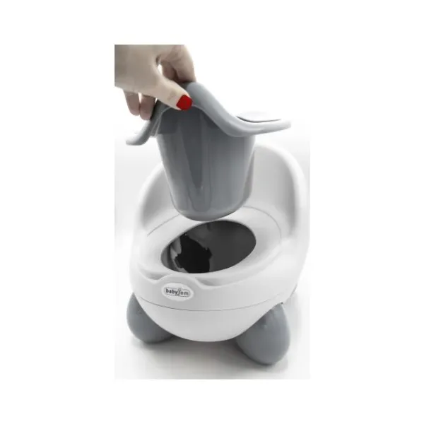 Babyjem Potje TonTon Wit/Grijs> Potjes En Toilettrainers