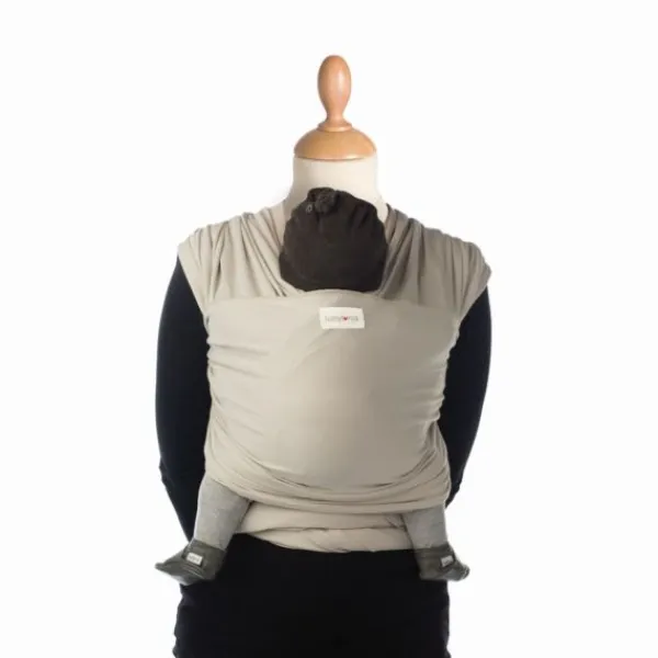 Babylonia Tricot-Slen Organic Black> Draagdoeken