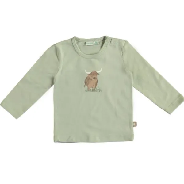 Babylook Cow T-Shirt - Maat 50 - Buttercream> Shirtjes