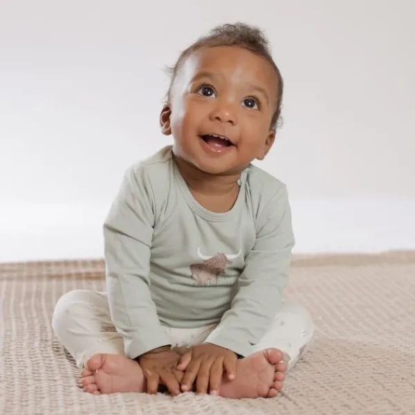 Babylook Cow T-Shirt - Maat 50 - Buttercream> Shirtjes