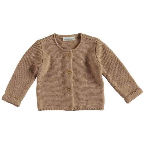 Babylook Knit Vest - Mt. 62/68 - Warm Taupe> Vestjes