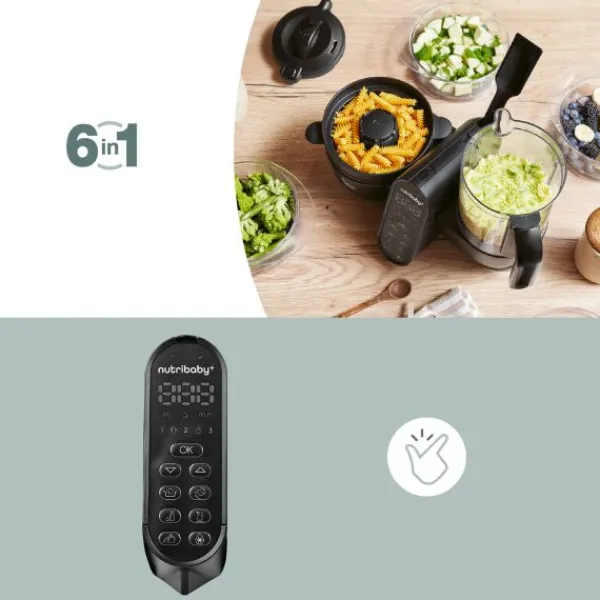 Babymoov Nutribaby+ XL - Mineral Black> Bereiding