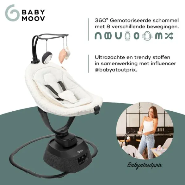 Babymoov Schommelstoel Swoon Evolution Curl White> Swings