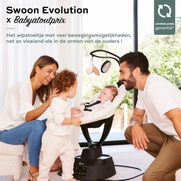 Babymoov Schommelstoel Swoon Evolution Curl White> Swings