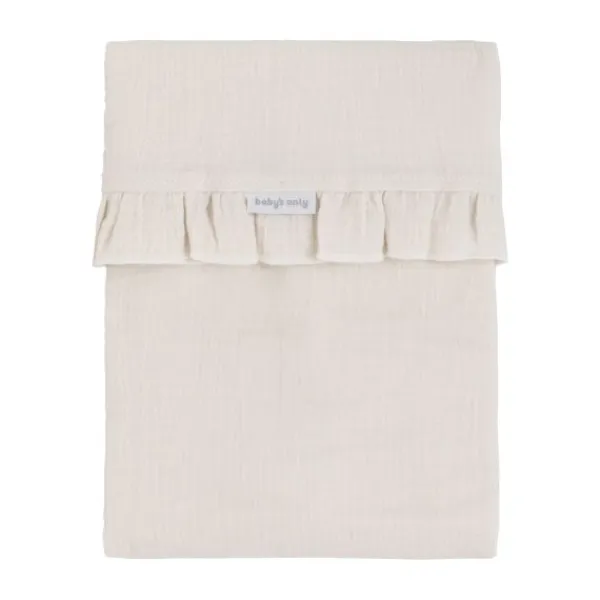 Baby's Only Calm Wieglaken Met Ruffle - Warm Linen> Wieglakens