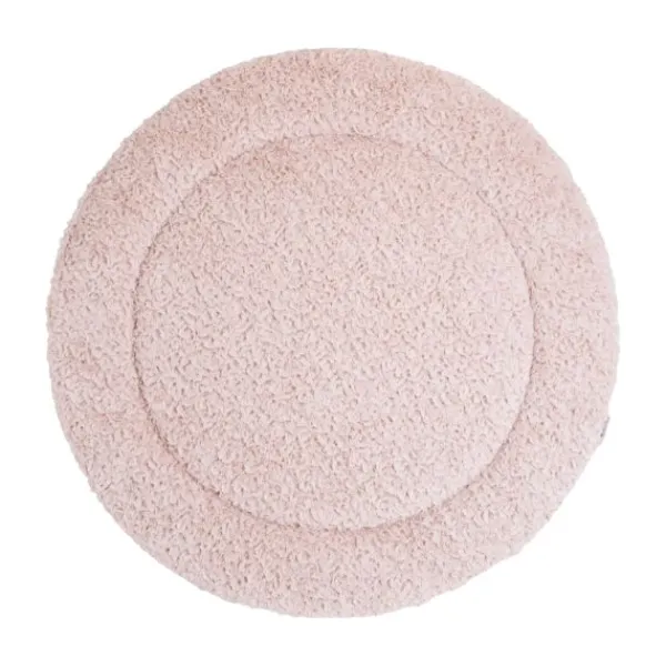 Baby's Only Hoeslaken Boxmatras Rond - Snow - Taupe - Ø95 cm> Accessoires Boxen|Hoeslakens