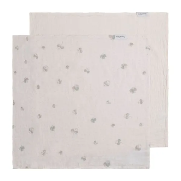 Baby's Only Tender Hydrofiele Doek - 2-Pack - 65x65 cm - Beige / Linen> Multidoek